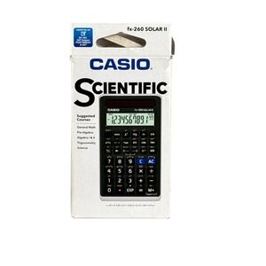 Casio fx260 SOLAR II Scientific Calculator Solar Powered 10 Digit Display